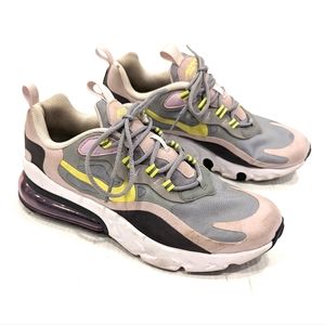 NIKE Air Max 270 React Sneakers Gray Lavender